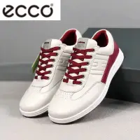 在飛比找Yahoo!奇摩拍賣優惠-ECCO 高爾夫球鞋 男士皮鞋  真皮 舒適 固定釘 防水 