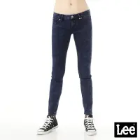在飛比找Yahoo奇摩購物中心優惠-Lee 女款 402 特殊刷色超低腰修身窄管牛仔褲 深藍洗水