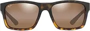 [Maui Jim] Men's and Women's The Flats Polarized Rectangular Sunglasses