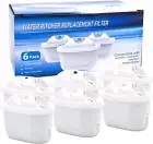 6 Pack Water Filter All Brita Maxtra,Maxtra+,Mavea Jug Refills Replacement Cartr