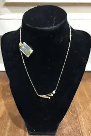 Vintage Monet Necklace Blanche 8021 New Old Stock