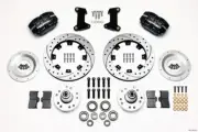Wilwood for Dynapro Dust-Boot Front Kit 12.19in Drilled 74-80 Pinto/Mustang II