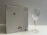 Set Of 4 Gorham Star Blossom Crystal Wine Glasses Germany New in the Box