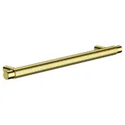 Oppen Round Pull 200mm Cabinet Handle (Linear Knurled), Tiger Bronze