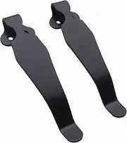 KNIFIUS 2 pcs Deep Carry Pocket Clips Replacement for Spyder C10 C11 C81, EDC Pocket Knife Clip for Knife Maker and DIY Folding Knives,Kydex Waist Clips