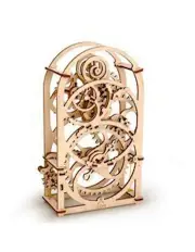 [UGEARS] Mechanical Wind Up Alarm 107 Piece Timer Wooden 3D Puzzle (14+ Years)
