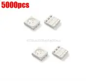 5000X Smt Smd Led Light Rgb 3-Chips 3Chips PLCC-6 5050 Ic New ii