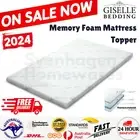 Giselle Bedding Cool Gel Memory Foam Mattress Topper w/Bamboo Cover 5cm - Double