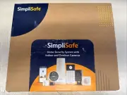 SEALED - SimpliSafe 8 Piece Wireless Home Security With Indoor & Outdoor Cameras