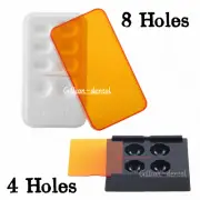 Dental Veneer Storage Box Teeth Patch Shading Light Case Denture Retainer