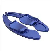 Car Steering Wheel Shift Paddles for S&Koda Octavia A7 MK3 5E RS VRS Superb B8 Scala Karoq Kodiaq Car Steering Wheel Shifter Styling Accessories Extension Shifters HTEOPOEKFR(Blue)