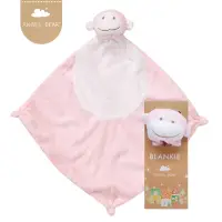 在飛比找momo購物網優惠-【Angel Dear】動物嬰兒安撫巾禮盒(粉紅小猴)