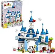 [LEGO] DUPLO Disney 3in1 Magical Castle 10998 Building Bricks Toy with Mickey Mouse, Minnie, Donald Duck and Daisy Figures, Toys for Toddlers and Kids 3 Plus Years Old, Disney's 100th Anniversary Set