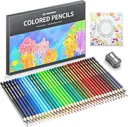 [WILSHIN] 72 Count Colored Pencils Set, Professional Color Pencils for Adult Coloring Books, Soft Core Artist Sketching Drawing Pencils Drawing Supplies for Adults Kids, Back to School Art Supplies Kit