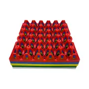 20 X Multicoloured Plastic Reusable Pocket Egg Trays Fillers For 30 Eggs