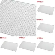 BBQ Mesh Grate Mesh Net Grate Mesh Net Stainless Steel BBQ Grill Grate Grid