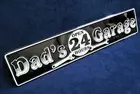 DAD'S 24 HOUR GARAGE -*US MADE*- 24" Embossed Metal Sign - Man Cave Garage Décor