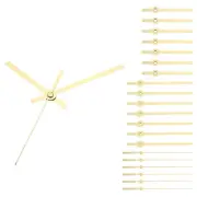 Clock Hands Kit, 8 Set Aluminum Wall Clock Hands Parts Replacement , Gold, A14