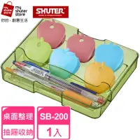 在飛比找momo購物網優惠-【SHUTER 樹德】分類盒SB-200*1(小物收納、桌面