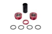 THEORY BMX EURO BOTTOM BRACKET KIT - BMX THREADED BB - 22mm - RED