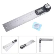 1pc 7" Electronic Protractor Digital Goniometer Angle Finder Miter Gauge Ruler