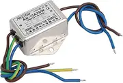 Aexit AN-10A2DW (Control electrical) AC 220V For AU 10A Wired Soldering Single Phase Noise Suppressor Power (53ry555qf412) EMI Filter