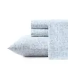 Tommy Bahama Sheet Set King-Size Deep-Pocket Cool Zone Cotton Blue (4-Piece)