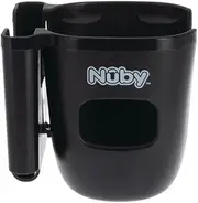 Nuby Pram Phone & Cup Holder – Universal Fit | Secure Attachment | 360 Rotation | Adjustable Position