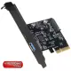 【伽利略】PCI-E 4X USB3.1 1A 1C 擴充卡(PTU312C)