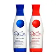 Portier Exclusive 2x1L Brazilian Keratin Treatment Straightener -
