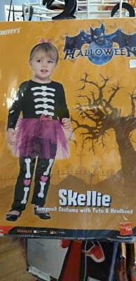 SMIFFY`S TODDLER SKELLIE FANCY DRESS HALLOWEEN 3-4 YEARS