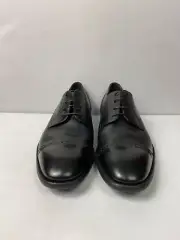 Ermenegildo Zegna Men's Black Leather Broque Oxford Dress Shoe EU10.5/US11.5