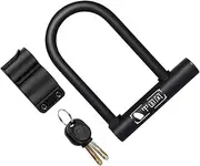 OSOLADY Heavy Duty U Lock for Bike Cut Resistant Weather Resistant U Shackle Lock for Road Mountain Bikes Theft Security Portable Design for Commuting and Cycling