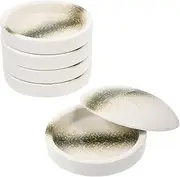 DOITOOL 1 Set Ceramic Watercolor Mixing Trays Artist Painting for Oil Painting Crafts Home Decor Easy to Carry Durable Color Mixers