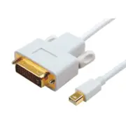 Astrotek AT-MINIDPDVI-2 Mini DisplayPort DP to DVI Cable 2m - 20 pins Male to 24+1 pins Male