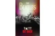 The Beatles Get Back Poster (Black/Red) (91.5cm x 61cm)
