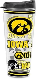 Rico Industries NCAA Iowa Hawkeyes Mayhem Double Wall 20oz Tritan Tumbler