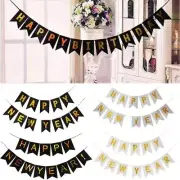 Happy New Year Banner For New year Party Decorations N0Y0