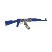 Nebraska State Shape AK-47 Sticker