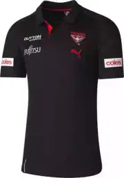 Essendon Bombers 2025 AFL Mens Team Polo Shirt Sizes S-6XL BNWT