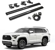 MOMOAU Plug-N-Play Electric Running Boards Compatible with XK60 2018-2022, XK80 2022+ Toyota Sequoia | Automatic Retractable Power Steps, 600LB Capacity, Anti-Slip Surface, Vehicle-Specific Fit(XK80(2