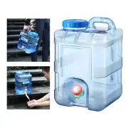 Portable Water Container with Faucet Water Tank 10L for Driving Hiking