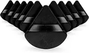 JIEYAO Pack of 10 Triangle Makeup Powder Puff Face Sponge Powder Puff Soft Plush Powder Sponge Washable Reusable Sponge Wet Dry Makeup Tool for Loose Powder Foundation Blush