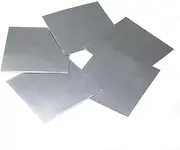 Paul My 5pcs New bluish-white Zinc Plate High Purity 99.9% Pure Zinc Sheet Plate for Science Lab 140x140x0.2mm