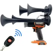 Ridgid Impact Drill Train Horn with Remote Control - BossHorn: Made in USA