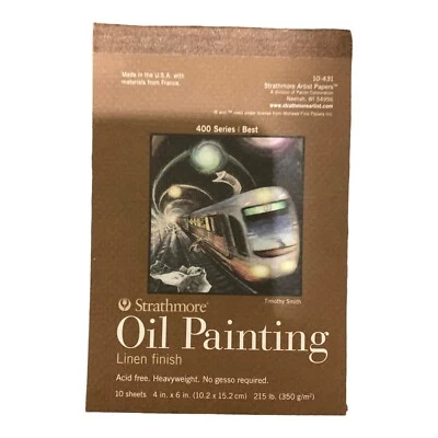 Strathmore 400 Series Artist Papers Oil Painting Linen Finish Acid Free 4x6