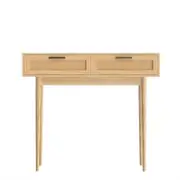 Artiss Console Table 2 Rattan Drawers