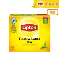 在飛比找momo購物網優惠-【立頓】黃牌精選紅茶(2gx100入x4盒)