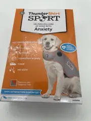 ThunderShirt Sport for Dogs Large Platinum Gray Dog Anxiety Relief Calming Vest