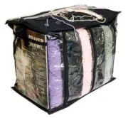 Miles Kimball Yarn Storage Backpack - Knitting Organizer Tote with Grommets